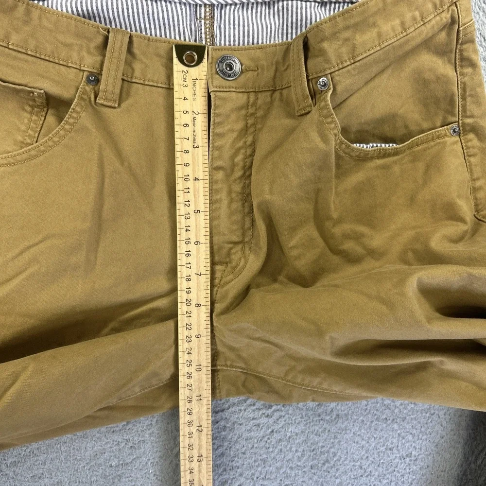 UNTUCKit Pants Mens‎ 35x32* Brown Khaki Don Santiago Chinos Straight Leg Stretch